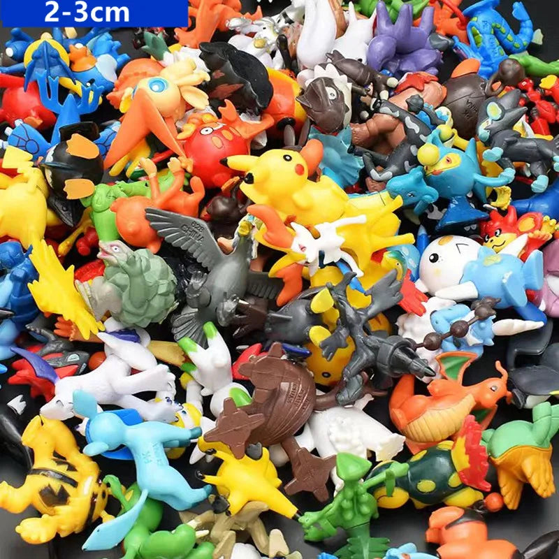 144 Style Pokémon Figures – Pikachu Anime Action Models for Kids & Collectors