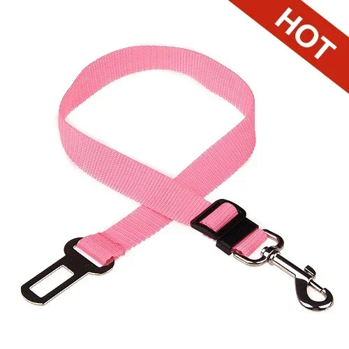 Adjustable Pet Car Seat Belt for Dogs & Cats, Safety Harness Lead Clip for Vehicle Travel