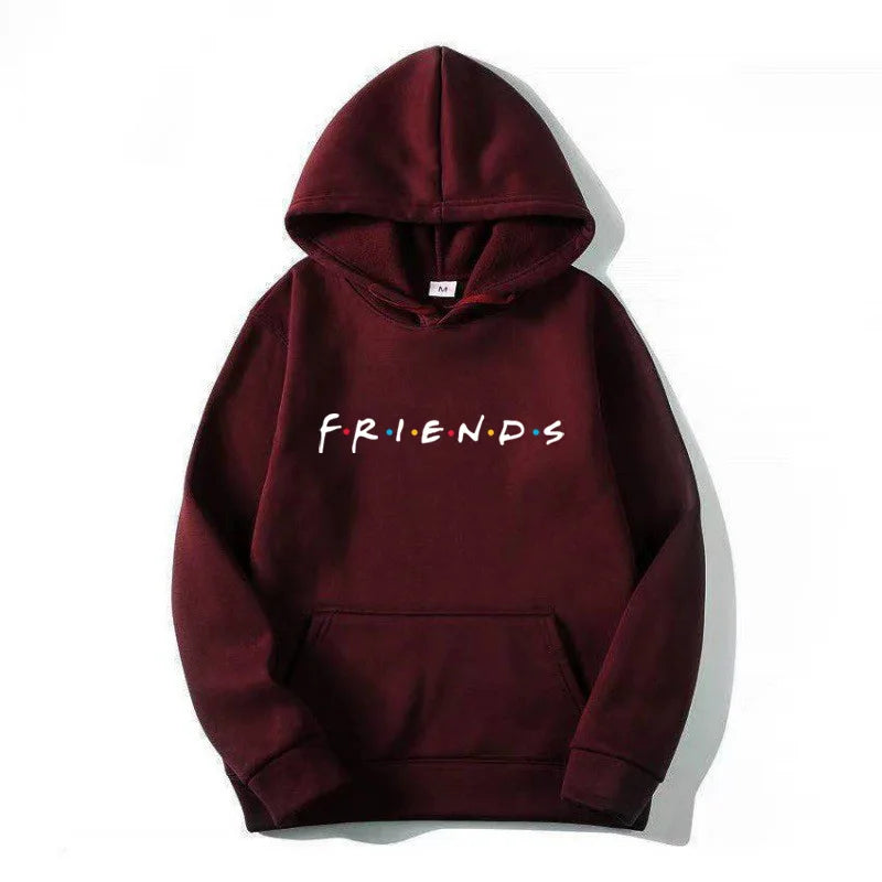 Unisex Friends Hoodie Sweatshirt – Casual Autumn & Winter Fashion