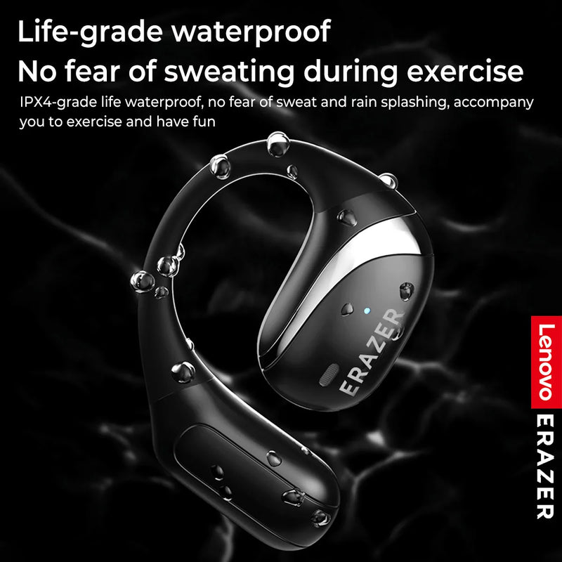 Lenovo ERAZER X9 Wireless Bluetooth 5.4 Headphones with Mic, Noise Reduction, Waterproof, and HiFi Sound