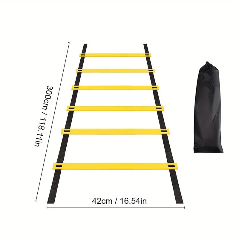 Agility Ladders with Nylon Straps for Speed, Flexibility & Football Training – Durable Sports Equipment