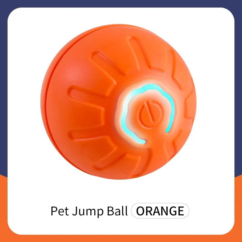 Smart Dog Toy Ball – USB Rechargeable Interactive Bouncing Ball for Dogs & Cats, Durable & Safe