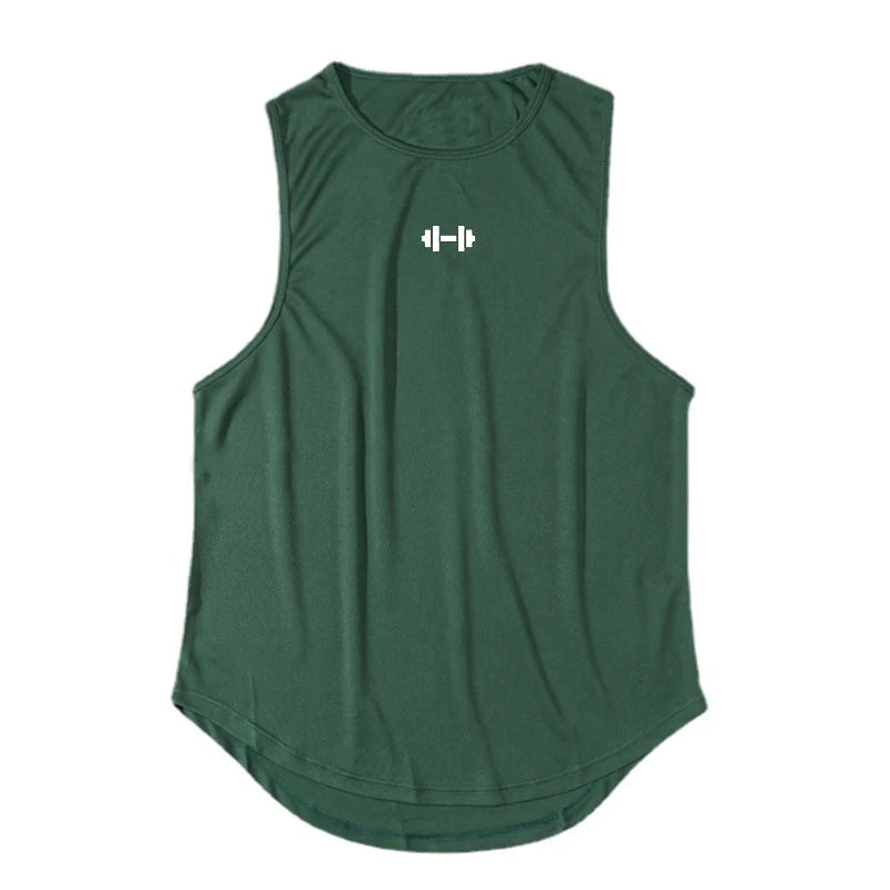 Men's Quick-Drying Gym Tank Top | Sleeveless Fitness Shirt for Bodybuilding & Summer Sports