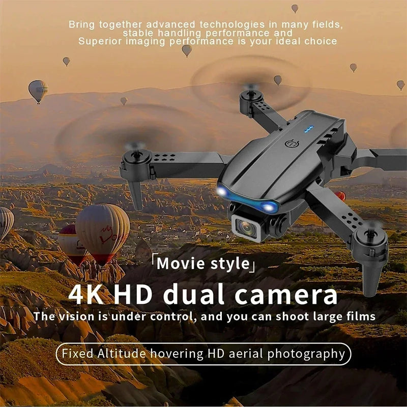 4K HD Aerial Photography Drone for Kids - Remote Control Aircraft with Camera