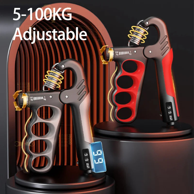 5-100kg Adjustable Grip Strengthener for Wrist & Hand, Fitness Recovery & Strength Training