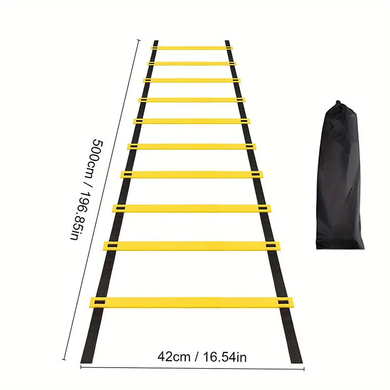 Agility Ladders with Nylon Straps for Speed, Flexibility & Football Training – Durable Sports Equipment