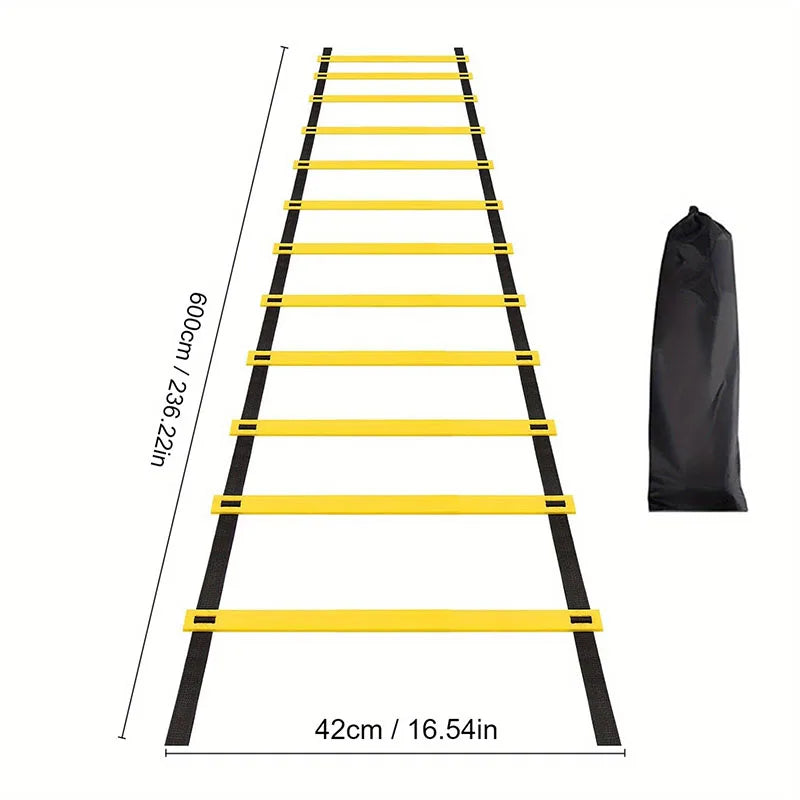 Agility Ladders with Nylon Straps for Speed, Flexibility & Football Training – Durable Sports Equipment