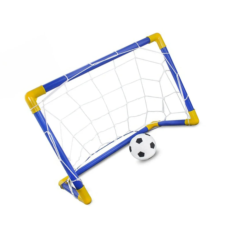 Folding Mini Football Goal Set for Kids – High-Strength PVC Removable Soccer Net for Indoor & Outdoor Play