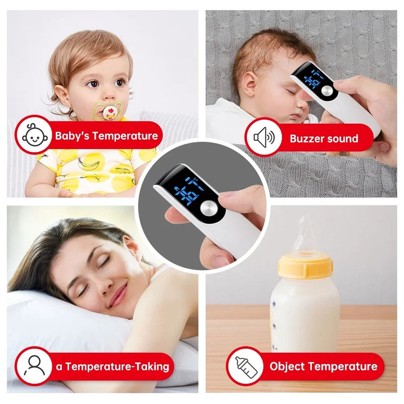 Infrared Fever Thermometer - Digital Non-Contact Medical Thermometer for Infants and Adults