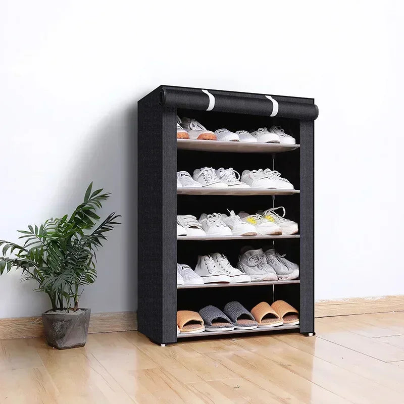 Dustproof Shoe Storage Rack – Multilayer Space-Saving Shoe Cabinet for Home & Hallway Organisation