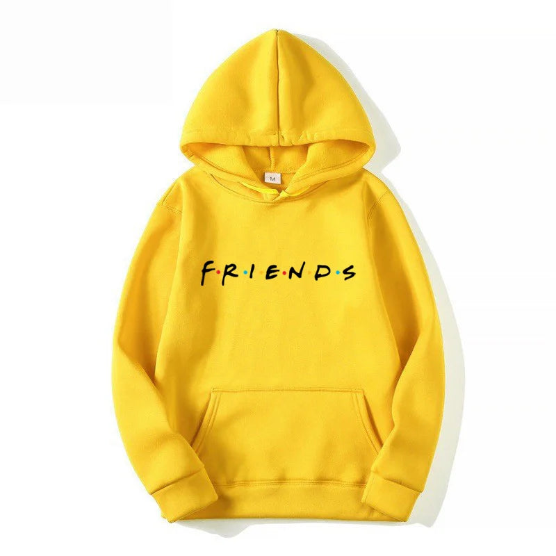 Unisex Friends Hoodie Sweatshirt – Casual Autumn & Winter Fashion