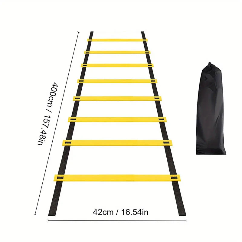 Agility Ladders with Nylon Straps for Speed, Flexibility & Football Training – Durable Sports Equipment