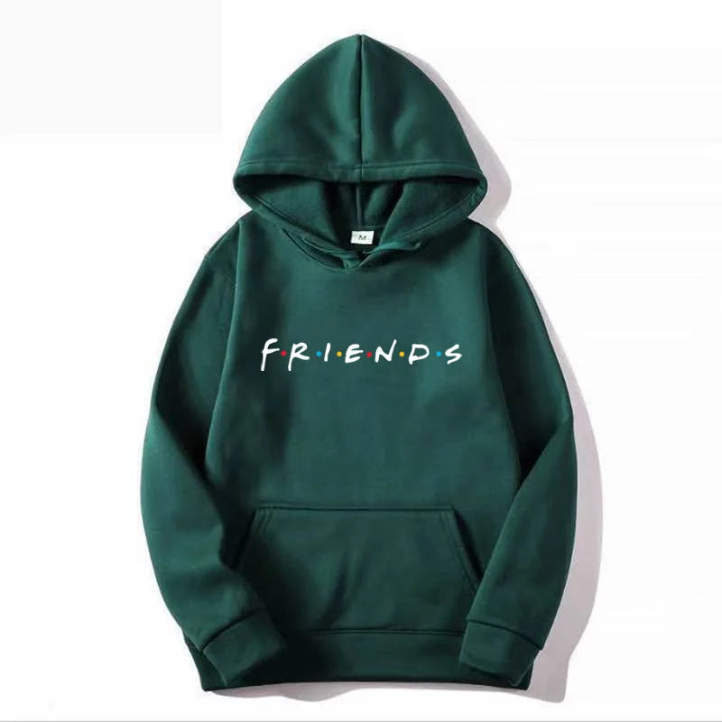 Unisex Friends Hoodie Sweatshirt – Casual Autumn & Winter Fashion