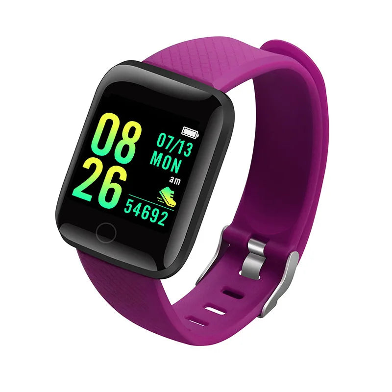 Smartwatch for Men & Women with Fitness Tracker, Heart Rate Monitor & Message Reminder – Compatible with Xiaomi, Huawei