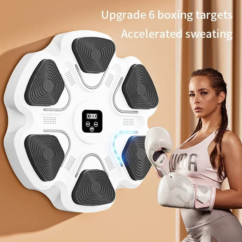 Smart Music Boxing Machine – Interactive Wall Target for Fitness, Training & Reflex Improvement