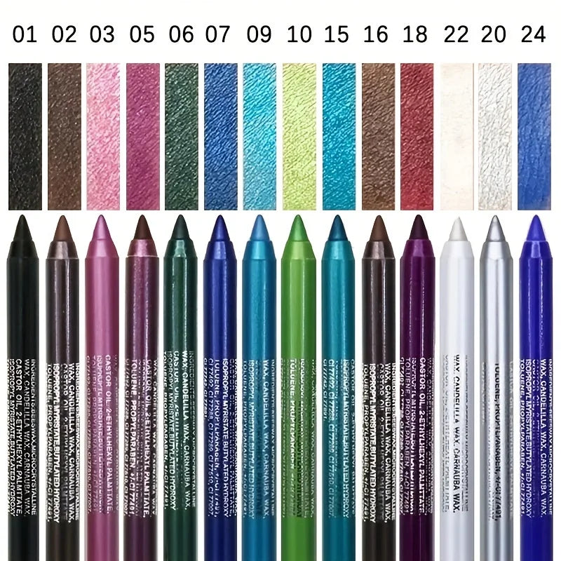 Waterproof Silkworm Pearlescent Eyeshadow & Eyeliner Pen | High Gloss Gel Pen