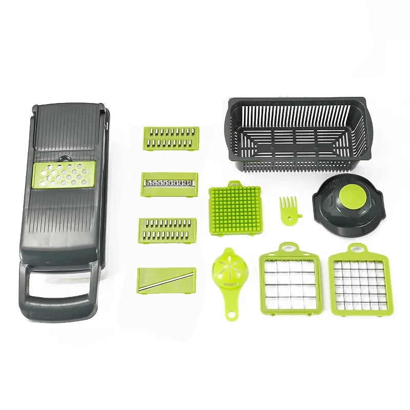 14/16-in-1 Multifunctional Vegetable Chopper | Onion Slicer, Dicer, and Grater