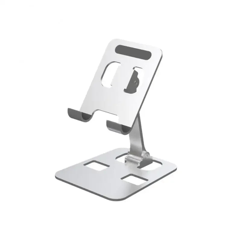 Foldable Metal Desktop Phone Stand – Universal Holder for iPhone, iPad, Tablets & Smartphones