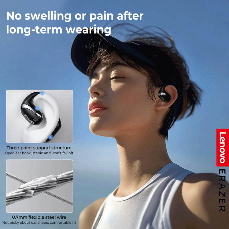 Lenovo ERAZER X9 Wireless Bluetooth 5.4 Headphones with Mic, Noise Reduction, Waterproof, and HiFi Sound