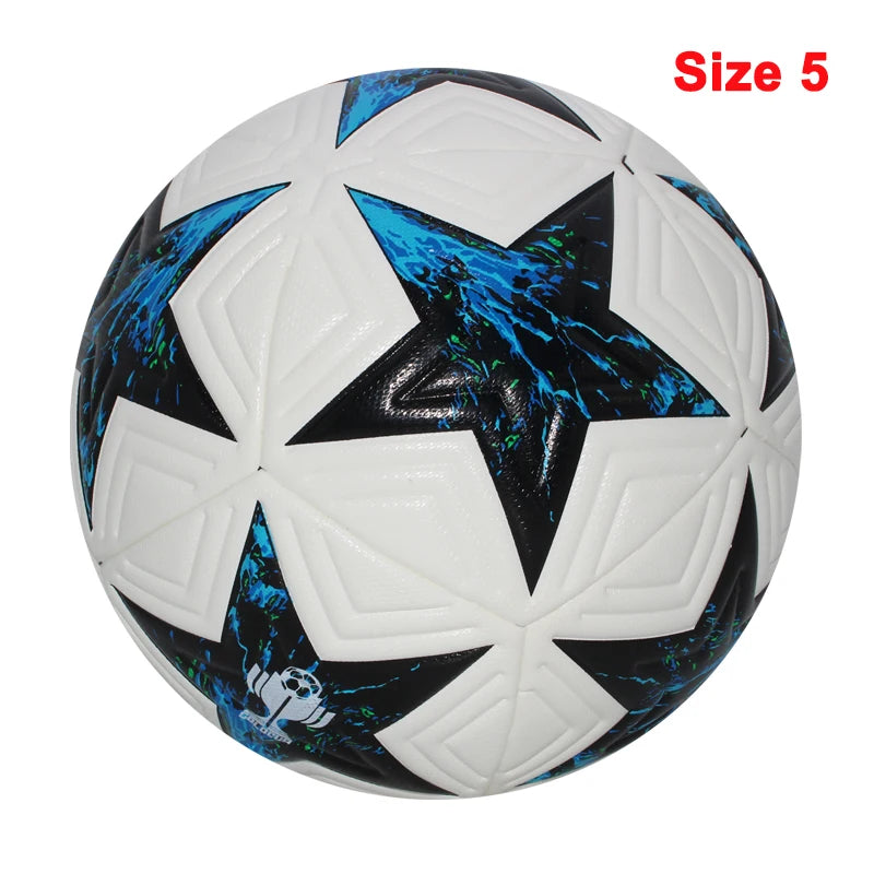 Professional Size 4 & 5 Soccer Ball – Seamless PU Football for Match & Training, Durable & High Bounce