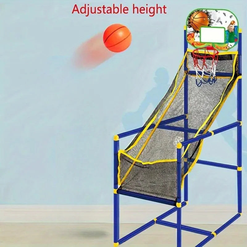 Enjoyable Arcade Basketball Game Set – Indoor & Outdoor Play, Pump & Balls Included, Perfect Gift