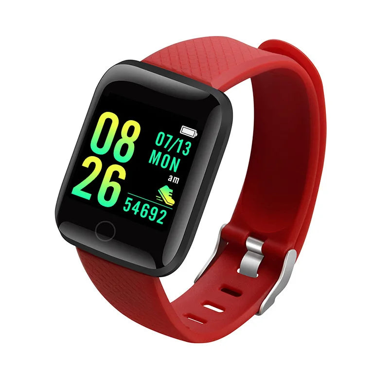 Smartwatch for Men & Women with Fitness Tracker, Heart Rate Monitor & Message Reminder – Compatible with Xiaomi, Huawei