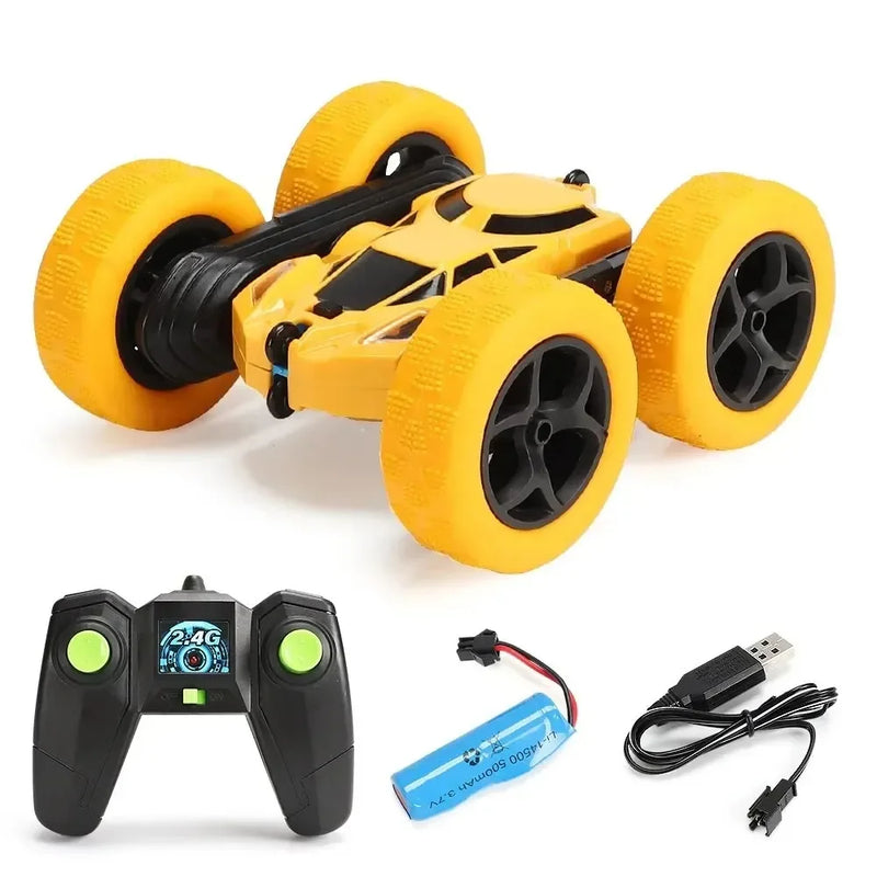 RC Stunt Car with 360° Flip, 2.4G Remote Control, Off-Road Drift, Kids & Adults Gift