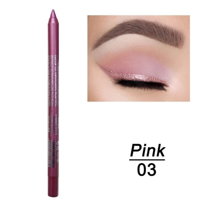 Waterproof Silkworm Pearlescent Eyeshadow & Eyeliner Pen | High Gloss Gel Pen