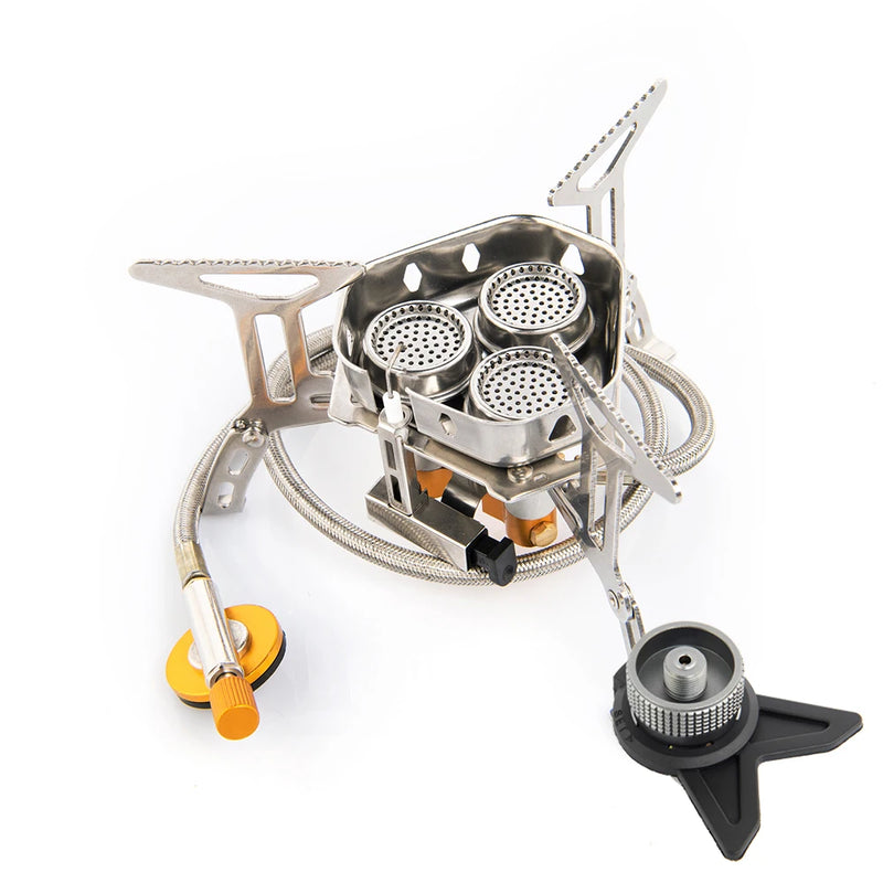 Widesea Portable Camping Gas Stove with Ignition for Outdoor Cooking, Hiking & Picnics