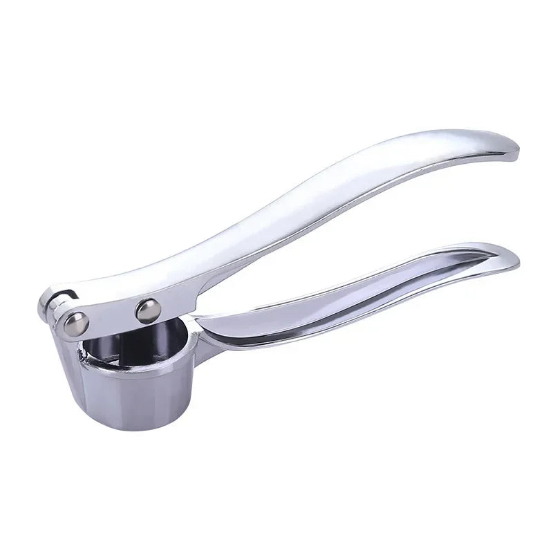 Stainless Steel Garlic Press | Manual Garlic Smasher & Mincer Tool for Kitchen