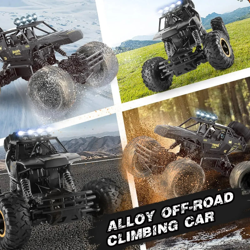 4WD RC OFF-ROAD BUGGY TRUCK – HIGH-SPEED REMOTE CONTROL CAR WITH LED LIGHTS, RACING & DRIFT TOY