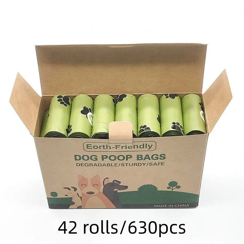 Biodegradable Dog Poop Bags – Scented, Eco-Friendly, Leak-Proof Pet Waste Bags with Dispenser