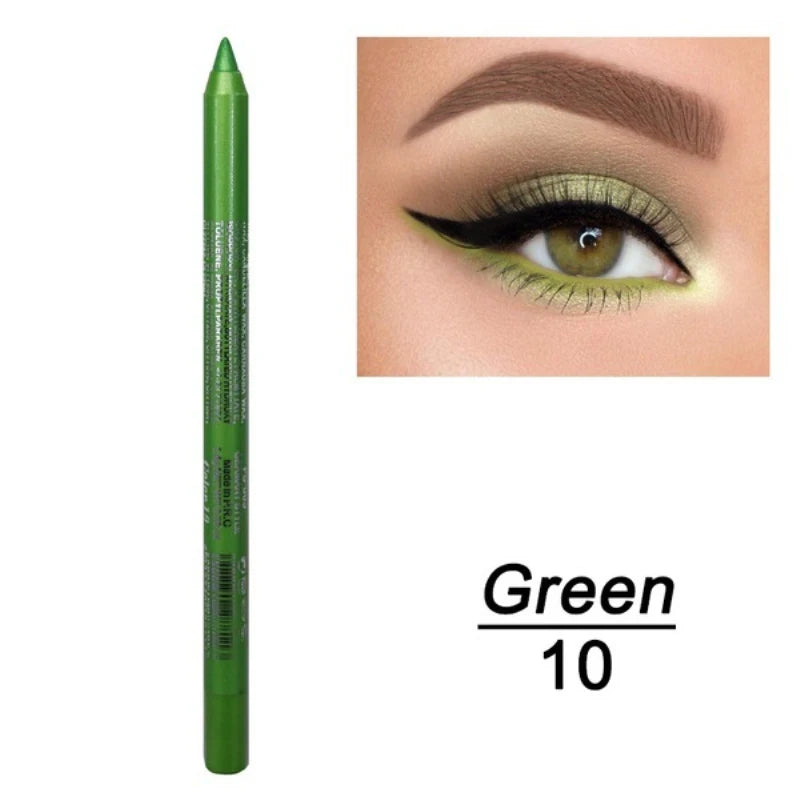 Waterproof Silkworm Pearlescent Eyeshadow & Eyeliner Pen | High Gloss Gel Pen