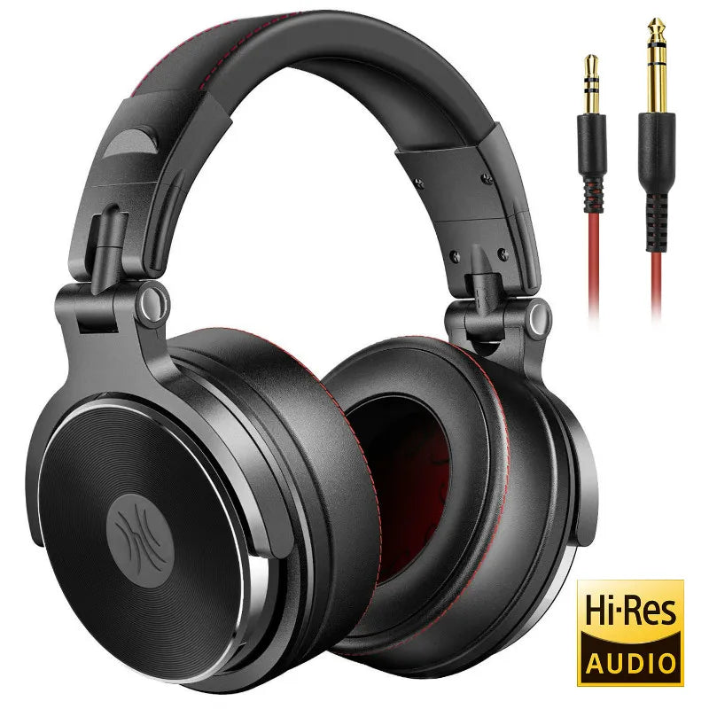 Oneodio Studio Pro 50 DJ Headphones – Wired Over-Ear HiFi Headset with Microphone for PC, Phone & Music