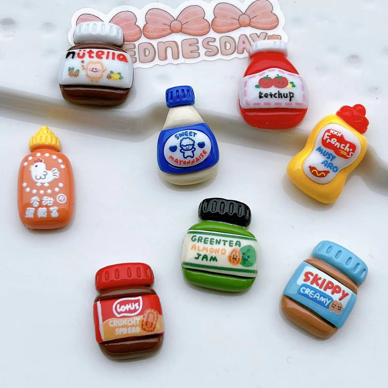 8Pcs Kawaii Cartoon Food Refrigerator Magnets, Cute Decorative Fridge Magnets for Home & Office