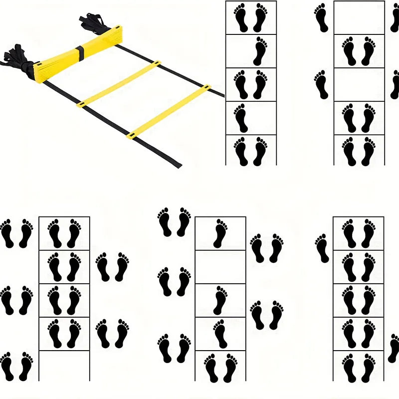 Agility Ladders with Nylon Straps for Speed, Flexibility & Football Training – Durable Sports Equipment