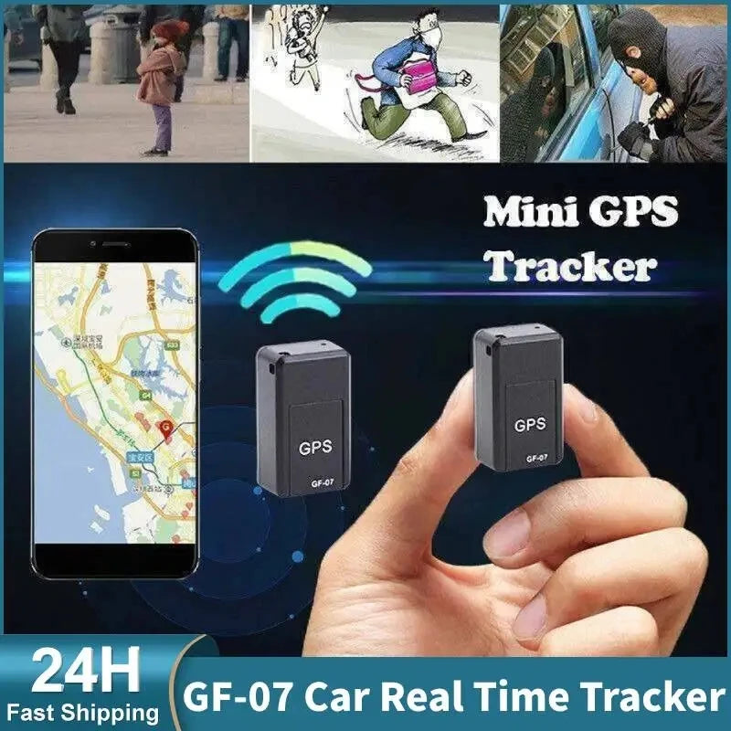 GPS Locator GF-07 Compact Vehicle Tracker – Precise Remote Positioning for Cars, Easy to Install