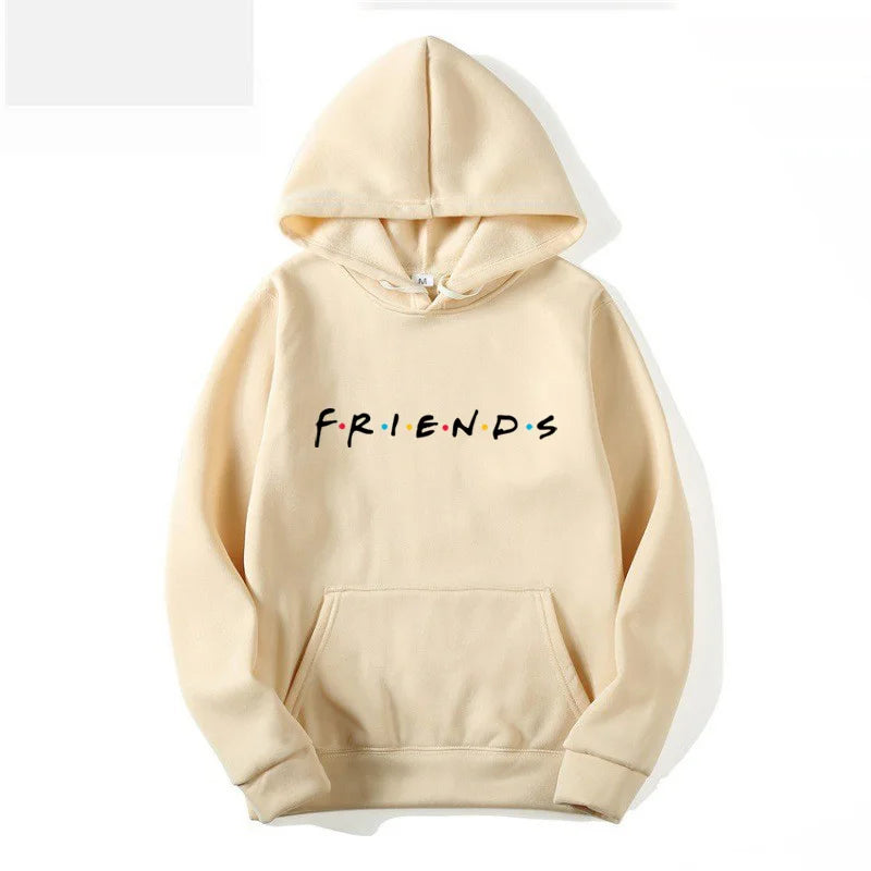 Unisex Friends Hoodie Sweatshirt – Casual Autumn & Winter Fashion