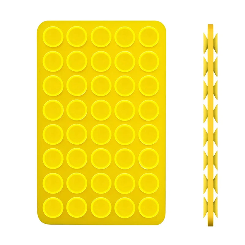 Double-Sided Silicone Suction Pad – Universal Mobile Phone Holder & Adhesive Grip